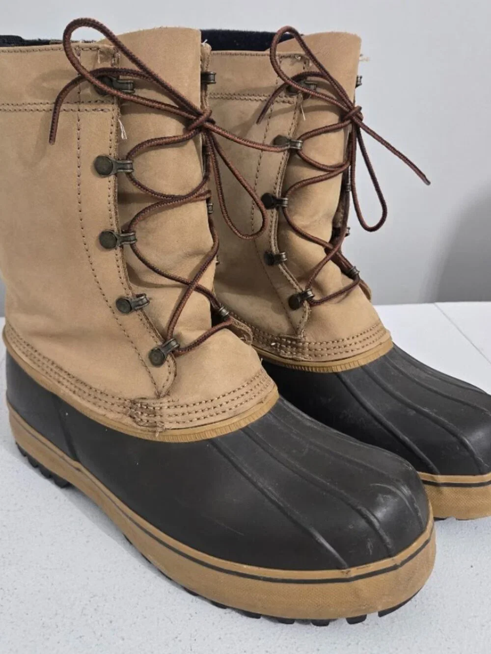 LL Bean Mens Maine Hunting Snow Pac Boots 10